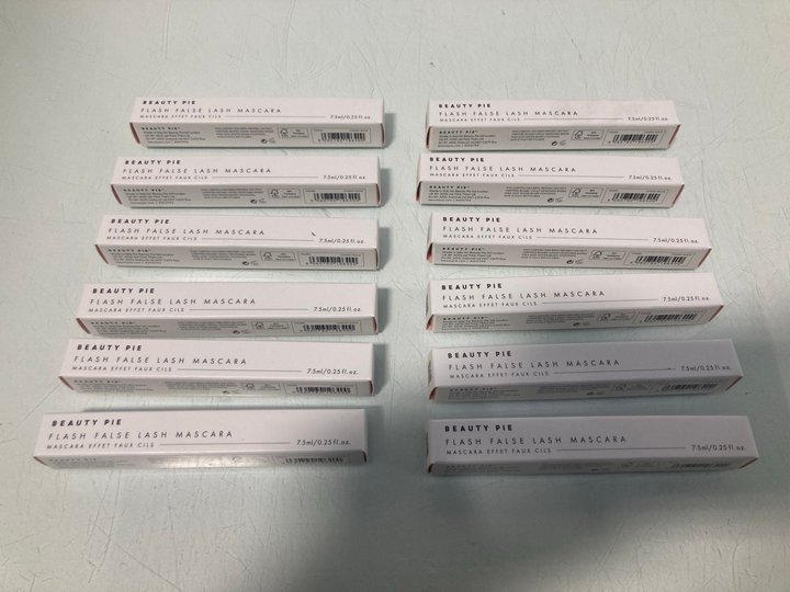 Lot 881  
            Marchington SR13 - Parcel Delivery Only 

                
12 X BEAUTY PIE FLASH FALSE LASH MASCARAS IN COSMIC BLACK-ORIGINAL COMBINED RRP £...