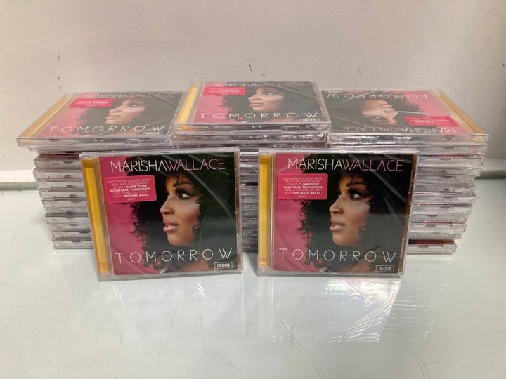 Lot 912  
            Marchington SR13 - Parcel Delivery Only 

                
QTY OF MARISHA WALLACE "TOMORROW" CD'S: LOCATION - G15