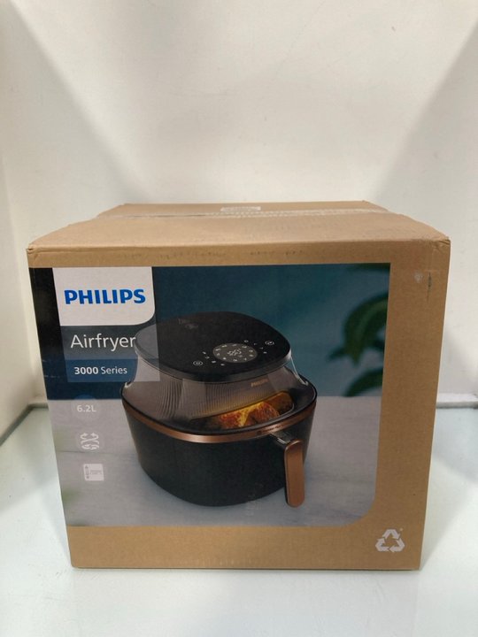 Lot 948  
            Marchington SR13 - Parcel Delivery Only 

                
PHILIPS 3000 SERIES 6.2L DIGITAL AIR FRYER IN BLACK - ORIGINAL RRP £129.99: LOCAT...