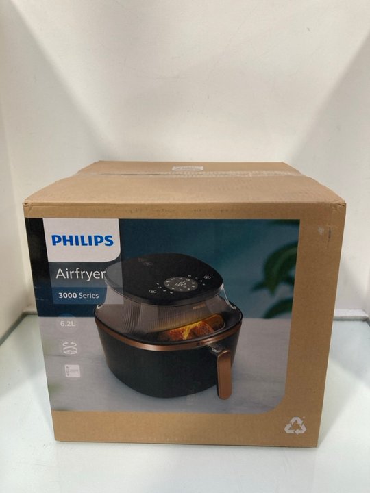 Lot 950  
            Marchington SR13 - Parcel Delivery Only 

                
PHILIPS 3000 SERIES 6.2L DIGITAL AIR FRYER IN BLACK - ORIGINAL RRP £129.99: LOCAT...