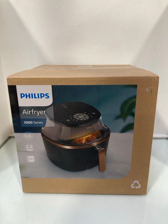 Lot 954  
            Marchington SR13 - Parcel Delivery Only 

                
PHILIPS 3000 SERIES 6.2L DIGITAL AIR FRYER IN BLACK - ORIGINAL RRP £129.99: LOCAT...