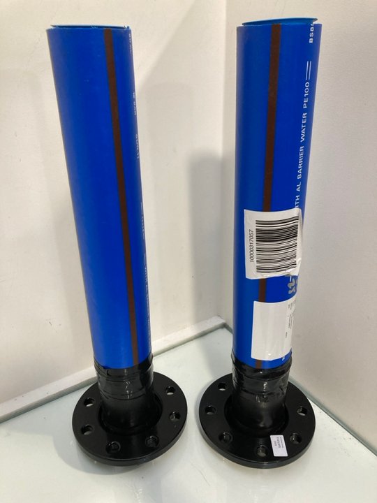 Lot 959  
            Marchington SR13 - Parcel Delivery Only 

                
2 X PROTECTA-LINE BLU PE100 90MM BARRIER PIPES: LOCATION - F17