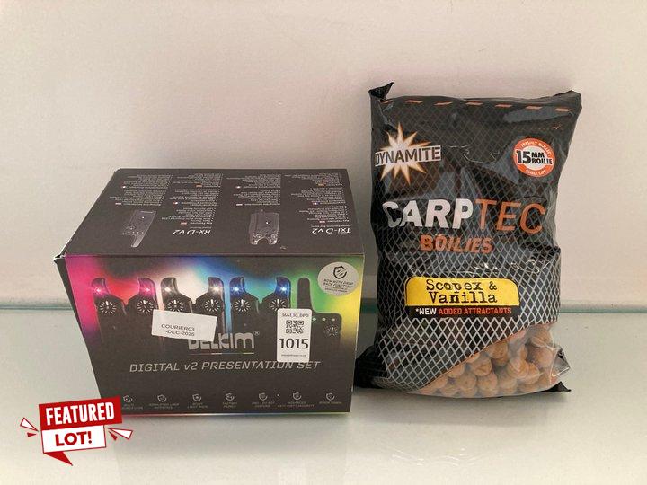 Lot 1015  
            Marchington SR10 - Parcel Delivery Only 

                
DELKIM DIGITAL V2 PRESENTATION SET BITE ALARM ORIGINAL RRP: £604 TO INCLUDE DYNAM...