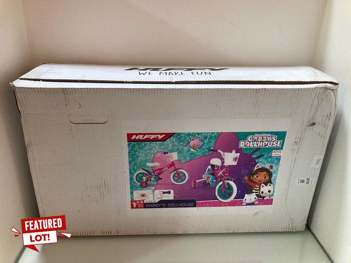 Lot 1028  
            Marchington SR10 - Parcel Delivery Only 

                
HUFFY GABBYS DOLLHOUSE 12" CHILDS PUSH BIKE ORIGINAL RRP: £125: LOCATION - DR8