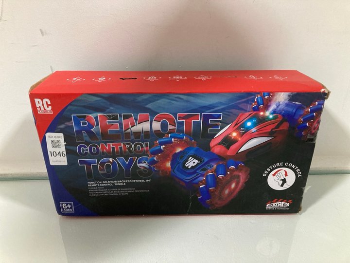 Lot 1046  
            Marchington SR10 - Parcel Delivery Only 

                
REMOTE CONTROL TOYS RC 45 CLIMBING CAR: LOCATION - DR7