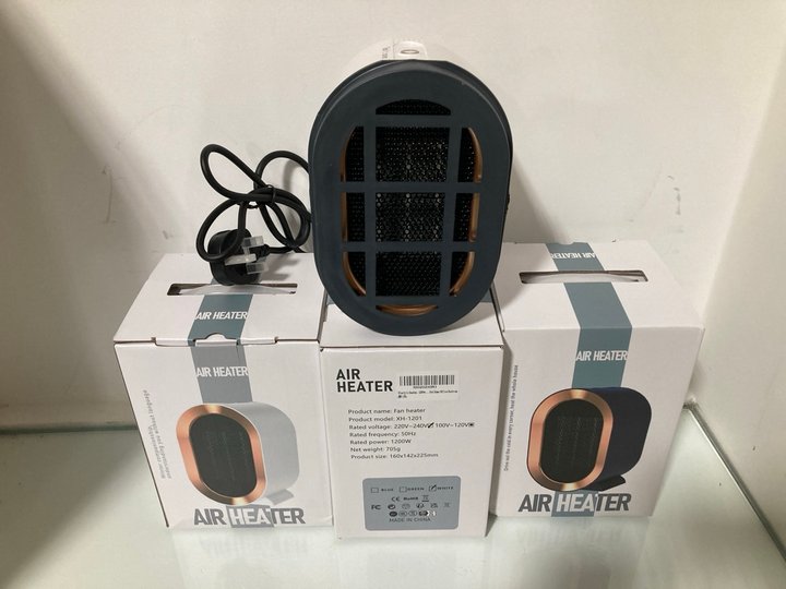 Lot 1066  
            Marchington SR10 - Parcel Delivery Only 

                
4 X 1200W MINI AIR HEATERS: LOCATION - DR6