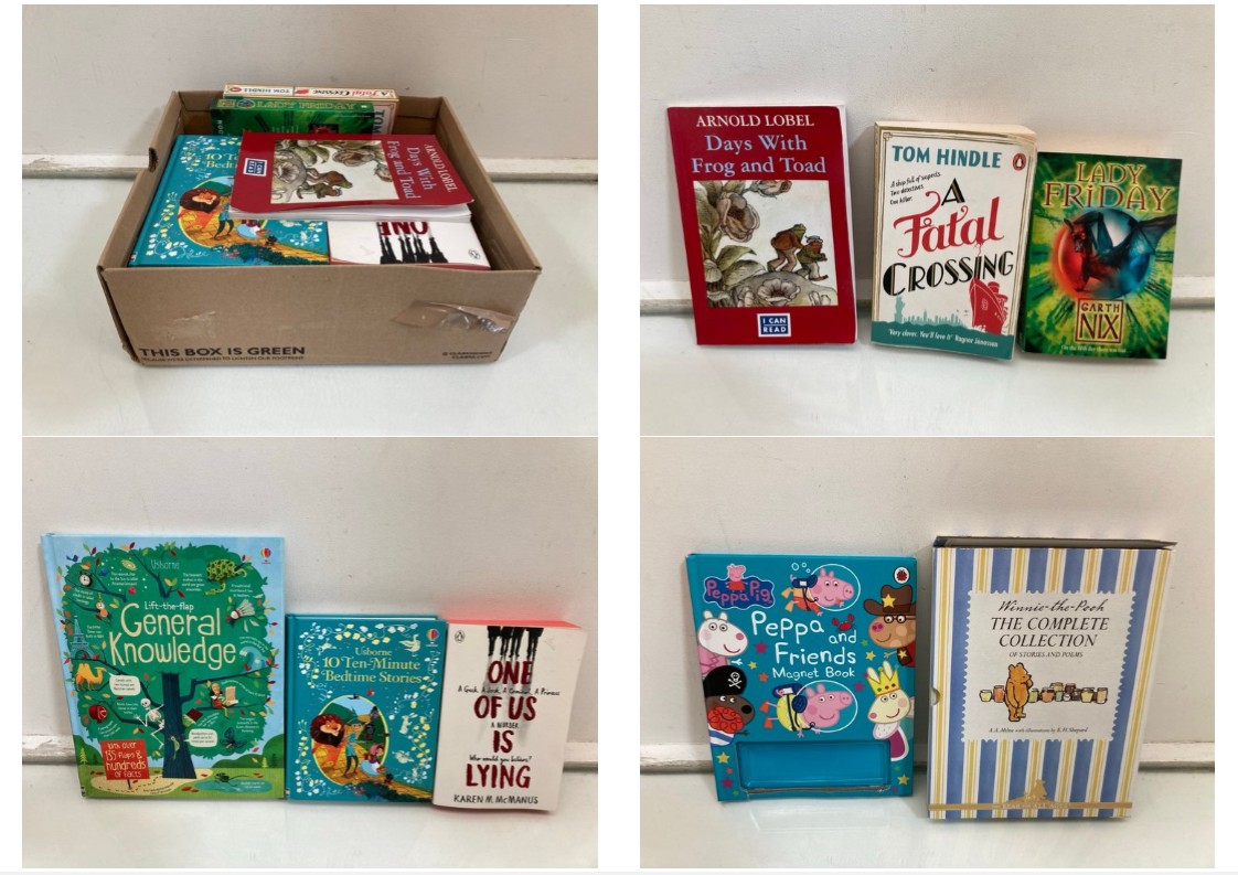 Lot 1078  
            Marchington SR10 - Parcel Delivery Only 

                
QTY OF ASSORTED BOOKS TO INCLUDE FATAL CROSSING BY TOM HINDLE: LOCATION - DR9