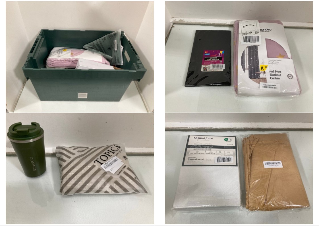 Lot 1087  
            Marchington SR10 - Parcel Delivery Only 

                
QTY OF ASSORTED ITEMS TO INCLUDE SASMA HOME MATTRESS PROTECTOR: LOCATION - DR10