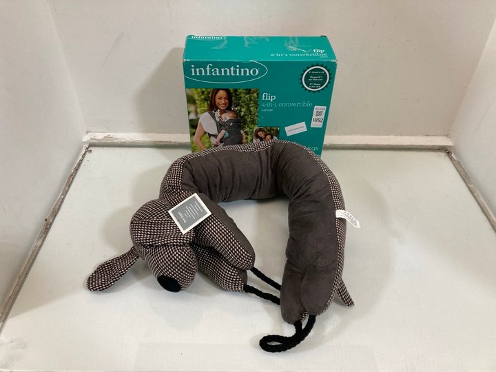 Lot 1092  
            Marchington SR10 - Parcel Delivery Only 

                
INFANTINO 4-IN-1 CONVERTIBLE BABY CARRIER TO INCLUDE MARWOOD DOOR STOPPER: LOCATI...