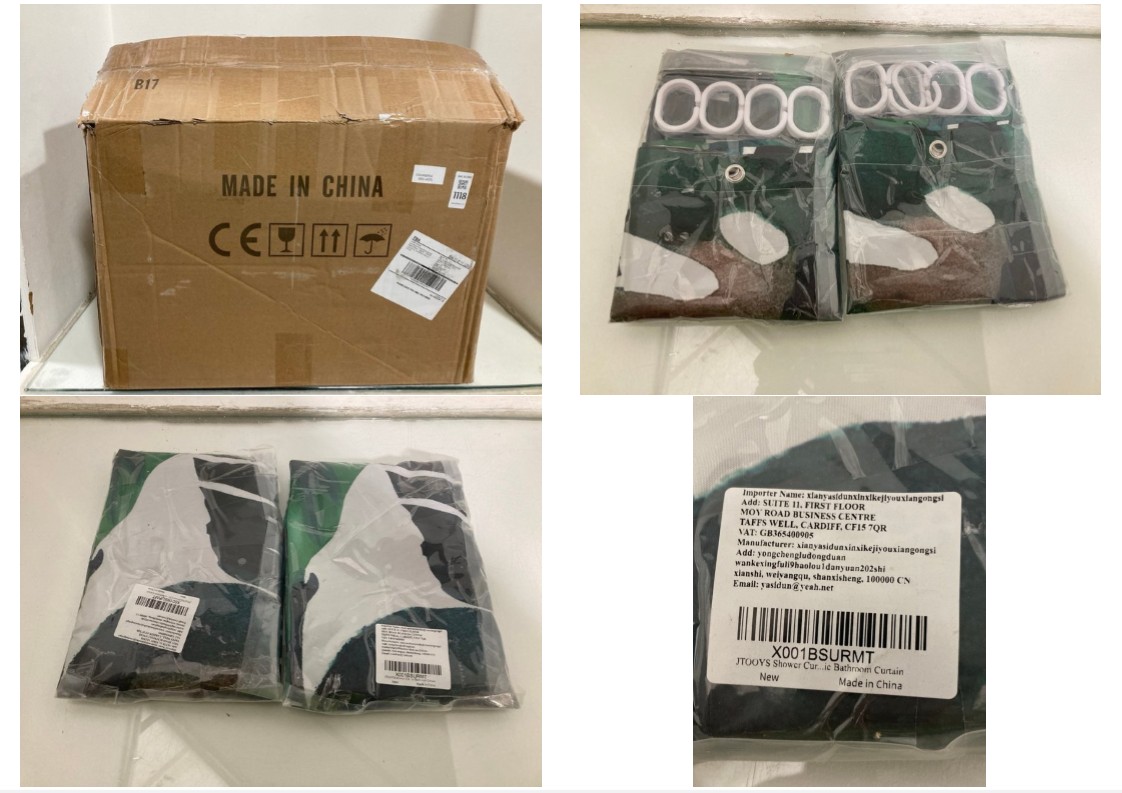 Lot 1118  
            Marchington SR10 - Parcel Delivery Only 

                
QTY OF JTOOYS FLORAL PRINT SHOWER CURTAINS: LOCATION - DR11