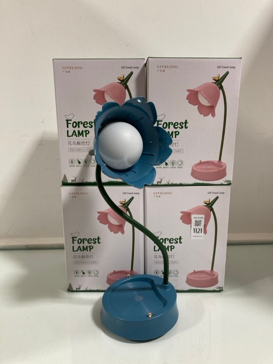 Lot 1121  
            Marchington SR10 - Parcel Delivery Only 

                
4 X GIVELONG LED FOREST TOUCH LAMPS: LOCATION - DR12