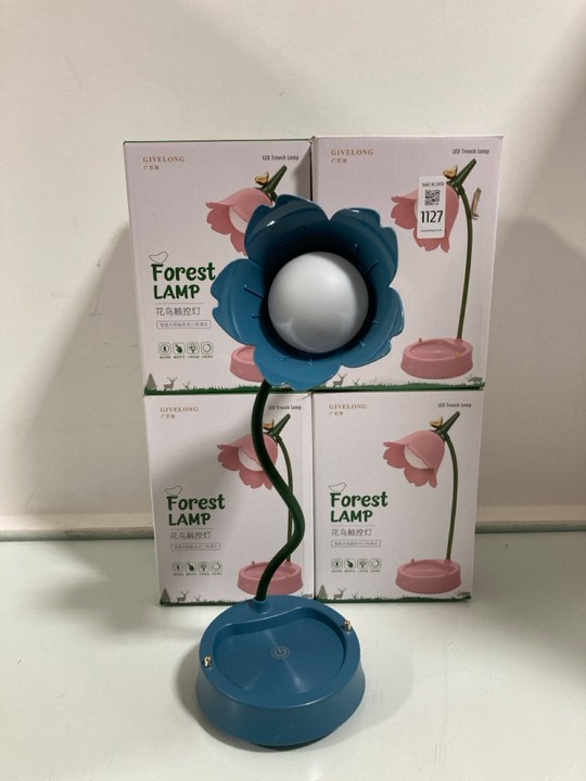 Lot 1127  
            Marchington SR10 - Parcel Delivery Only 

                
4 X GIVELONG LED FOREST TOUCH LAMPS: LOCATION - DR12