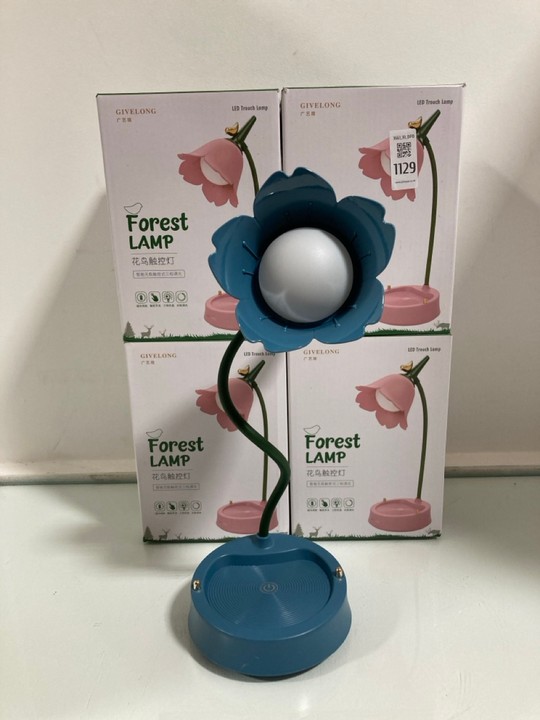 Lot 1129  
            Marchington SR10 - Parcel Delivery Only 

                
4 X GIVELONG LED FOREST TOUCH LAMPS: LOCATION - DR12