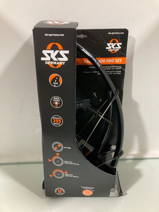 Lot 1150  
            Marchington SR10 - Parcel Delivery Only 

                
SKS RACEBLADE PRO BICYCLE MUDGUARD SET: LOCATION - DR14