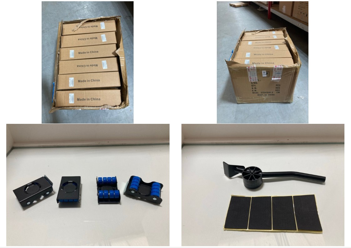 Lot 1200  
            Marchington SR10 - Parcel Delivery Only 

                
QTY OF FURNITURE MOVING TROLLEYS WITH PRY BARS: LOCATION - DR5