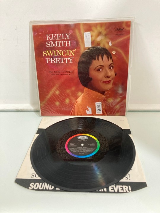 Lot 1217  
            Marchington SR10 - Parcel Delivery Only 

                
KEELEY SMITH VINY LI-P, "SWINGIN' PRETTY" CAPITOL RECORDS: LOCATION - DR3