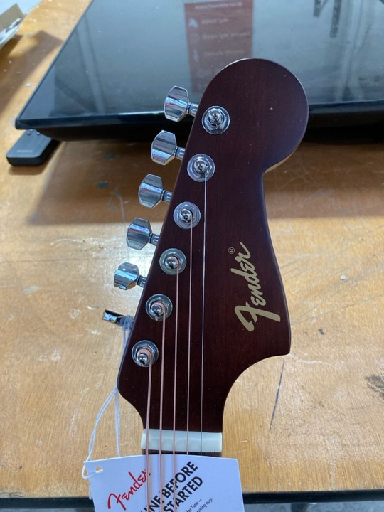 Lot 100  
            Marchington SR17 - Delivery or Collection 

                
FENDER CALIFORNIA DEBUT REDONDO CE SERIES ACOUSTIC GUITAR - ORIGINAL RRP - £210: ... - Image 4