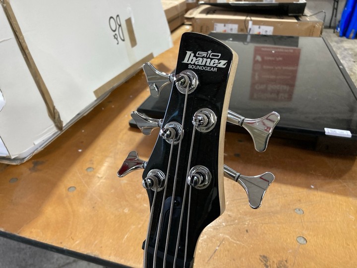 Lot 108  
            Marchington SR17 - Delivery or Collection 

                
IBANEZ ELECTRIC 5-STRING BASS GUITAR IN BLACK - MODEL NO. GSR205 BK ORIGINAL RRP ... - Image 4