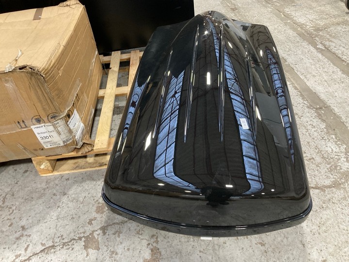 Lot 11  
            Marchington SR17 - Delivery or Collection 

                
MODULA CIAO 340L GLOSSY BLACK ROOF BOX - ORIGINAL RRP - £200: LOCATION - A3 - Image 4