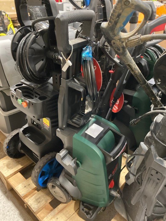 Lot 152  
            Marchington SR17 - Delivery or Collection 

                
PALLET OF ASSORTED PRESSURE WASHERS TO INCLUDE ADVANCED PW50 PRESSURE WASHER: LOC... - Image 3