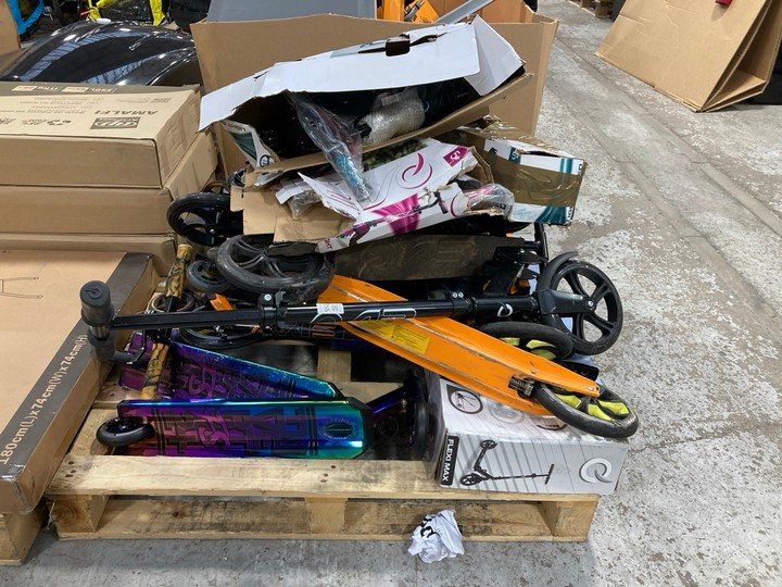 Lot 155  
            Marchington SR17 - Delivery or Collection 

                
PALLET OF ASSORTED SCOOTERS: LOCATION - A3 (KERBSIDE PALLET DELIVERY)