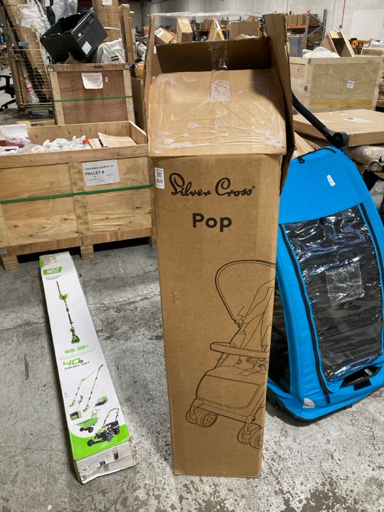 Lot 160  
            Marchington SR17 - Delivery or Collection 

                
SILVER CROSS POP SINGLE PUSHCHAIR: LOCATION - A4