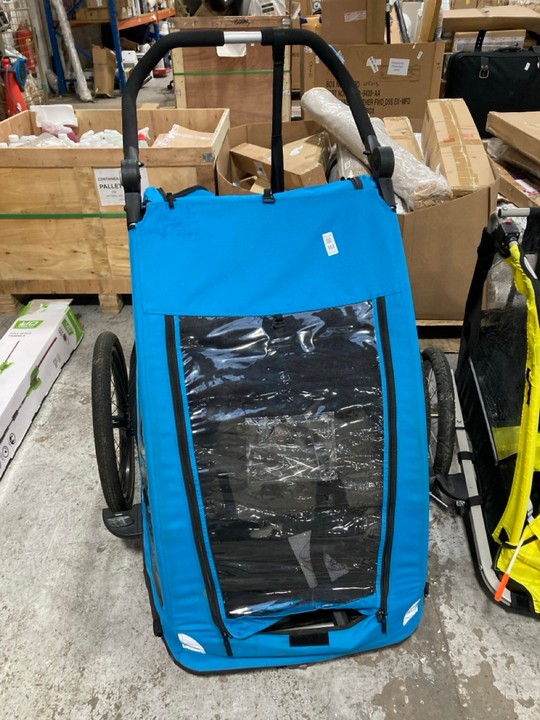 Lot 161  
            Marchington SR17 - Delivery or Collection 

                
DOUBLE BIKE TRAILER IN BLUE: LOCATION - A4
