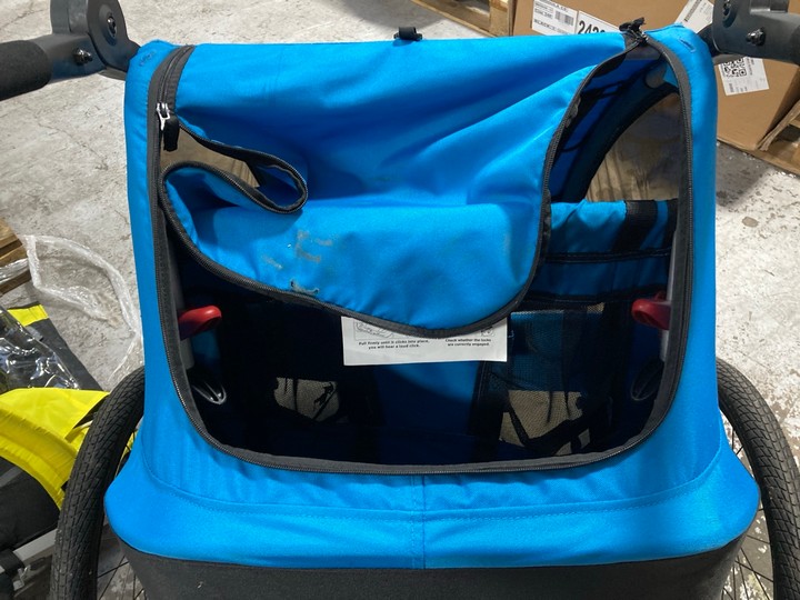 Lot 161  
            Marchington SR17 - Delivery or Collection 

                
DOUBLE BIKE TRAILER IN BLUE: LOCATION - A4 - Image 3