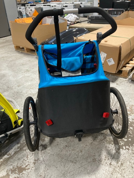 Lot 161  
            Marchington SR17 - Delivery or Collection 

                
DOUBLE BIKE TRAILER IN BLUE: LOCATION - A4 - Image 4