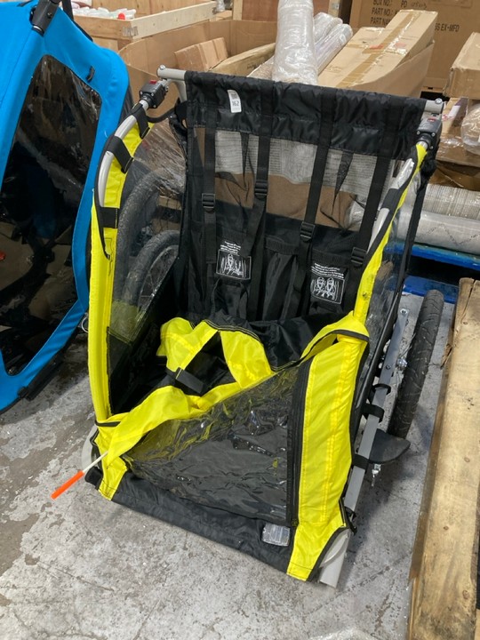 Lot 162  
            Marchington SR17 - Delivery or Collection 

                
DOUBLE BIKE TRAILER IN YELLOW: LOCATION - A4