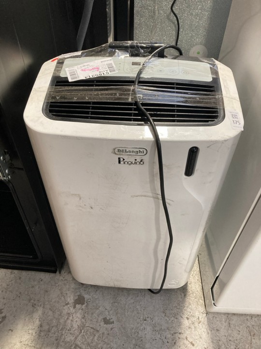 Lot 175  
            Marchington SR17 - Delivery or Collection 

                
DELONGHI PINGUINO LOCAL AIR CONDITIONING UNIT IN WHITE: LOCATION - B3