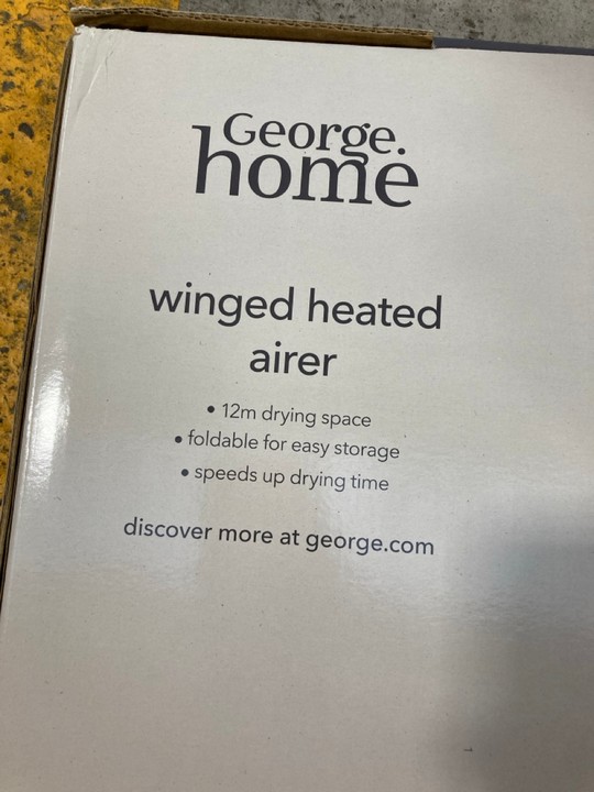 Lot 177  
            Marchington SR17 - Delivery or Collection 

                
3 X GEORGE HOME WINGED HEATED CLOTHES AIRERS: LOCATION - B3 - Image 3