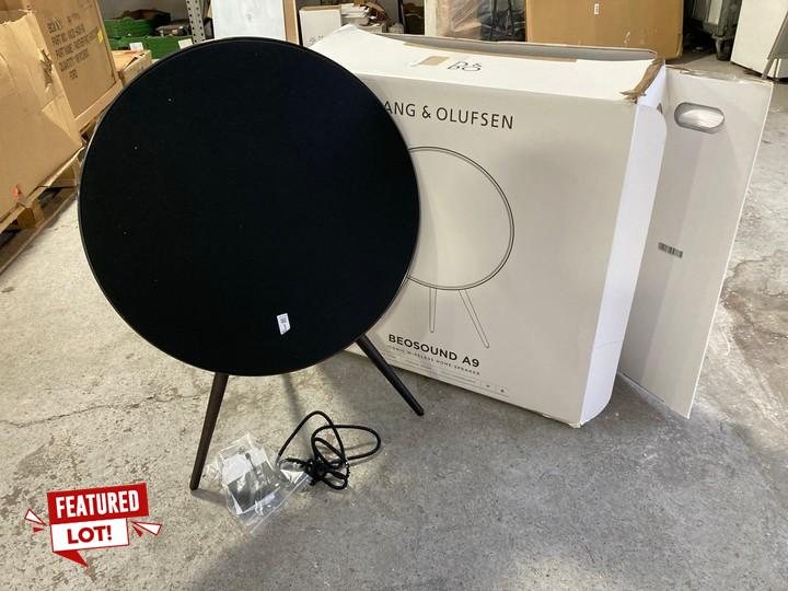 Lot 1  
            Marchington SR17 - Delivery or Collection 

                
BANG & OLUFSEN BEOSOUND A9 5TH GENERATION ICONIC WIRELESS HOME SPEAKER IN BLACK -...