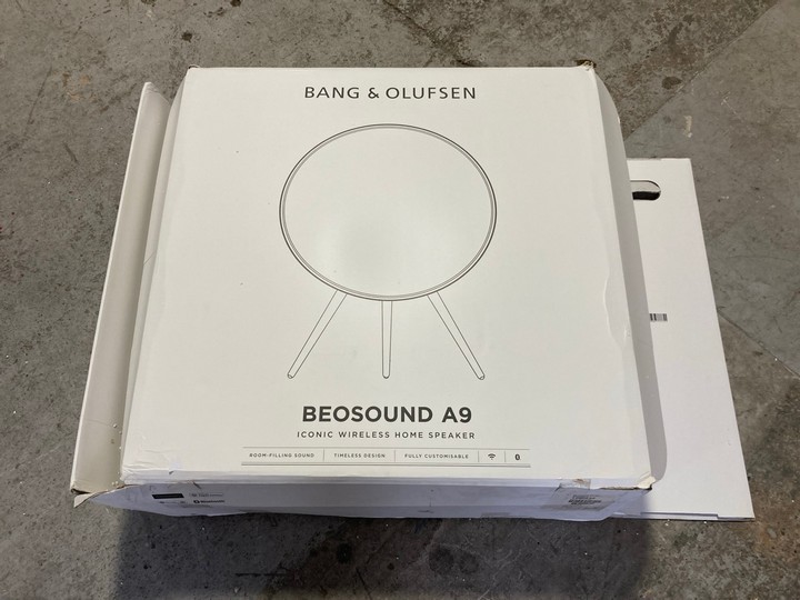 Lot 1  
            Marchington SR17 - Delivery or Collection 

                
BANG & OLUFSEN BEOSOUND A9 5TH GENERATION ICONIC WIRELESS HOME SPEAKER IN BLACK -... - Image 4