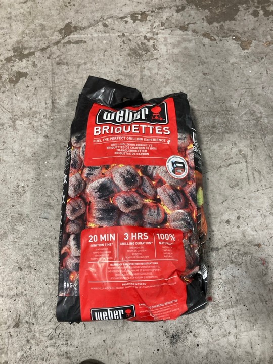 Lot 213  
            Marchington SR17 - Delivery or Collection 

                
PALLET OF ASSORTED BBQ CHARCOAL TO INCLUDE WEBER BARBEQUE CHARCOAL BRIQUETTES: LO... - Image 4