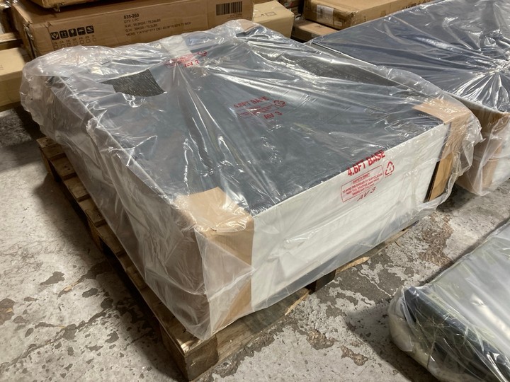 Lot 217  
            Marchington SR17 - Delivery or Collection 

                
3 X ASSORTED UPHOLSTERED BED FRAME COMPONENTS: LOCATION - A6 - Image 2