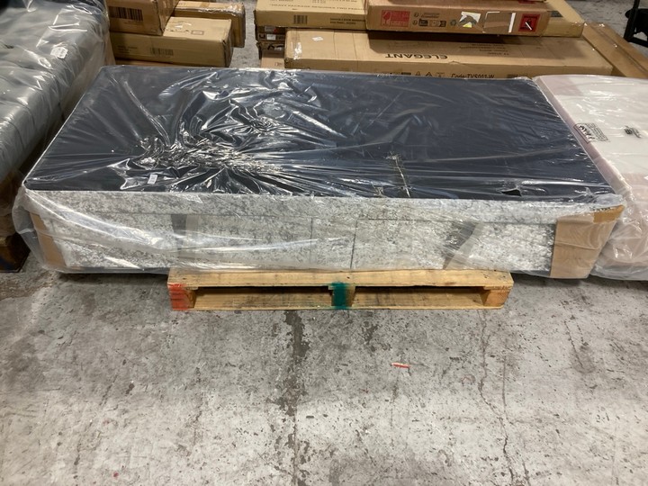 Lot 218  
            Marchington SR17 - Delivery or Collection 

                
2 DRAWER STORAGE SINGLE DIVAN BASE IN CRUSHED SILVER VELVET FABRIC: LOCATION - A6