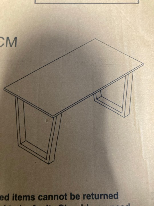 Lot 225  
            Marchington SR17 - Delivery or Collection 

                
HALLOWOOD FURNITURE 180CM DINING TABLE IN OAK AND BLACK FINISH: LOCATION - A6 - Image 2