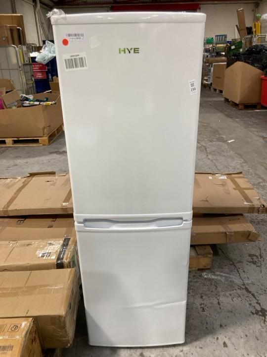Lot 230  
            Marchington SR17 - Delivery or Collection 

                
HYE TALL FRIDGE FREEZER IN WHITE : MODEL RF01FF142W01: LOCATION - A6