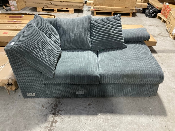 Lot 232  
            Marchington SR17 - Delivery or Collection 

                
CONTEMPORARY STYLE 2 SEATER CHAISE END CORNER SOFA UNIT IN GREY FABRIC: LOCATION ...