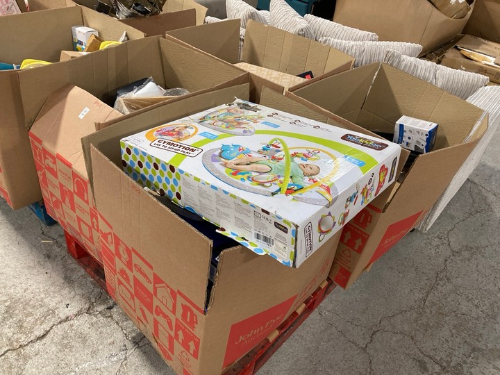 Lot 247  
            Marchington SR17 - Delivery or Collection 

                
PALLET OF ASSORTED ITEMS TO INCLUDE YOOKIDOO GYMOTION LAY TO SIT-UP ACTIVITY MAT:...