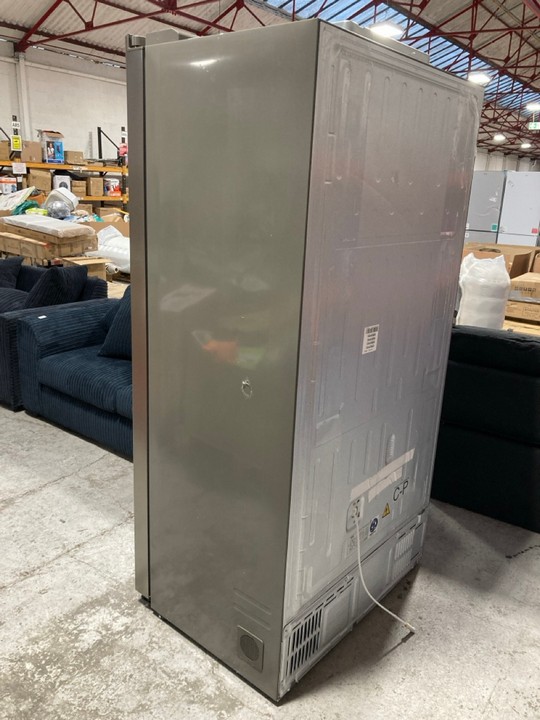 Lot 248  
            Marchington SR17 - Delivery or Collection 

                
HAIER AMERICAN-STYLE FRIDGE FREEZER IN PLATINUM INOX - MODEL NO. HSR5918DIMP ORIG... - Image 3