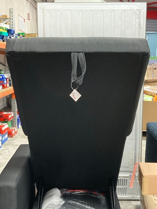 Lot 249  
            Marchington SR17 - Delivery or Collection 

                
RIGHT-HAND CHAISE-END OTTOMAN STORAGE SOFA COMPONENT IN BLACK FABRIC: LOCATION - B2 - Image 3