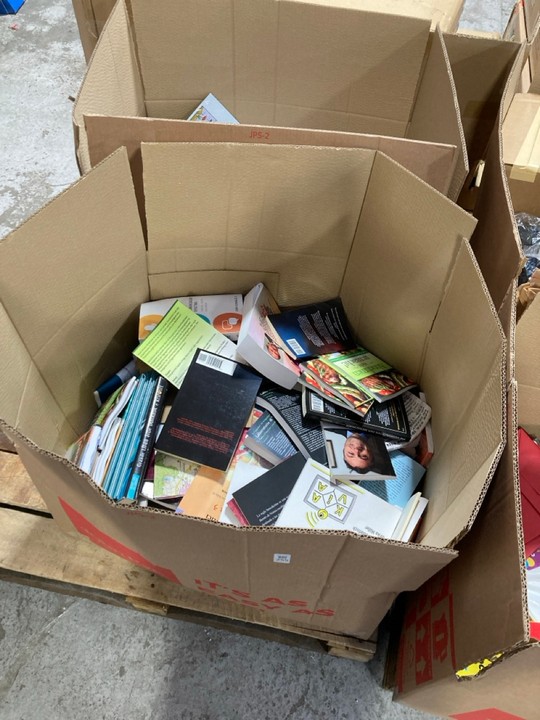 Lot 255  
            Marchington SR17 - Delivery or Collection 

                
PALLET OF ASSORTED BOOKS TO INCLUDE LIBRI DI POTERE BY FRANK G. RIPEL: LOCATION -...