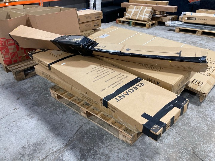 Lot 257  
            Marchington SR17 - Delivery or Collection 

                
PALLET OF ASSORTED FURNITURE COMPONENTS TO INCLUDE ELEGANT CORNER ENTRY DOUBLE-SL...