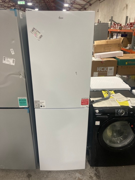 Lot 25  
            Marchington SR17 - Delivery or Collection 

                
HOOVER FRIDGE FREEZER: MODEL HOCT3L517EWK-1 - ORIGINAL RRP £299: LOCATION - B3