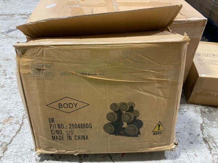 Lot 264  
            Marchington SR17 - Delivery or Collection 

                
BODY SCULPTURE SMART DUMBBELL SET: LOCATION - B5