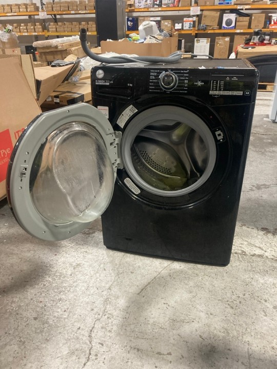 Lot 26  
            Marchington SR17 - Delivery or Collection 

                
HOOVER H-WASH 300 LITE 9KG WASHING MACHINE MODEL : H3W492DABB4/1-80 - ORIGINAL RR... - Image 2