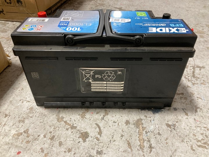Lot 271  
            Marchington SR17 - Collection 

                
(COLLECTION ONLY) EXIDE EFB CARBON BOOST EL1000 100AH VEHICLE BATTERY: LOCATION - B5 - Image 4