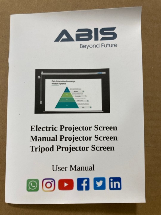 Lot 278  
            Marchington SR17 - Delivery or Collection 

                
ABIS 84" TRIPOD PROJECTION SCREEN: LOCATION - B5